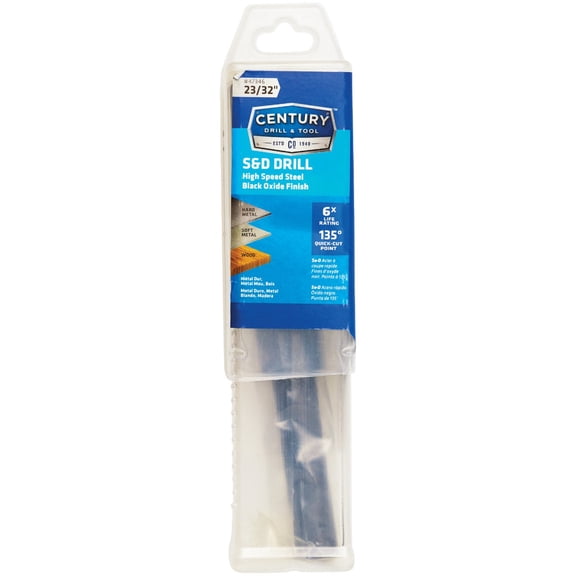 CENTURY DRILL & TOOL Silver & Deming Drill Bit - Pack of 6