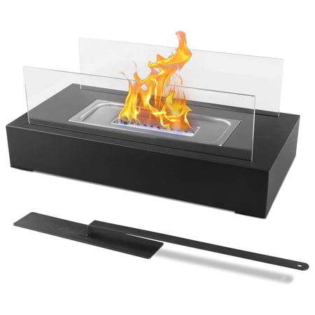 SKSOYT Portable Tabletop Fire Pit – Smokeless Bioethanol Fireplace for Patio Decor, Wedding Gifts, and S’mores Kit