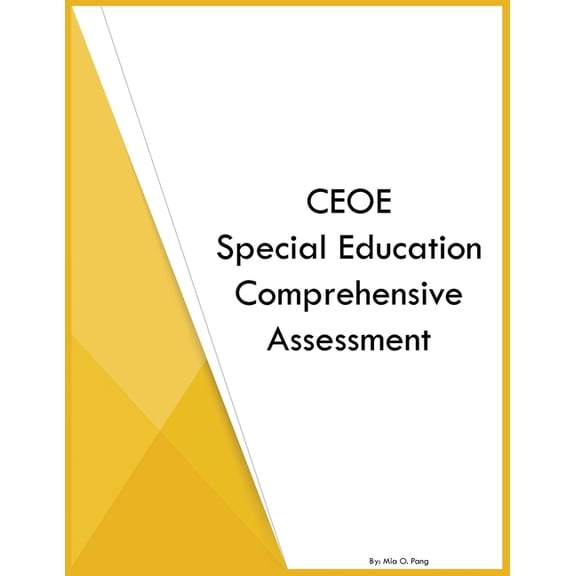 CEOE Special Education Comprehensive Assessment, (Paperback)