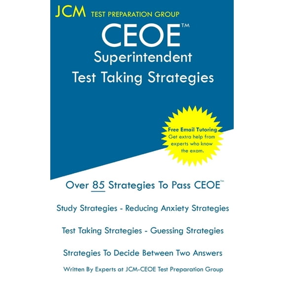 CEOE Superintendent - Test Taking Strategies (Paperback)