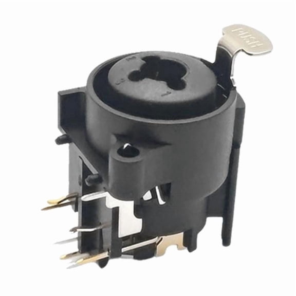 CEORPER 1/5/10Pcs 3 Conductor Receptacle Female Panel Mount 1/4 6.35MM Panel