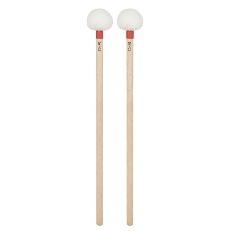 CEORPER 1 Pair Timpani Drum Stick Felt Drumstick Hammer Percussion Band Stick