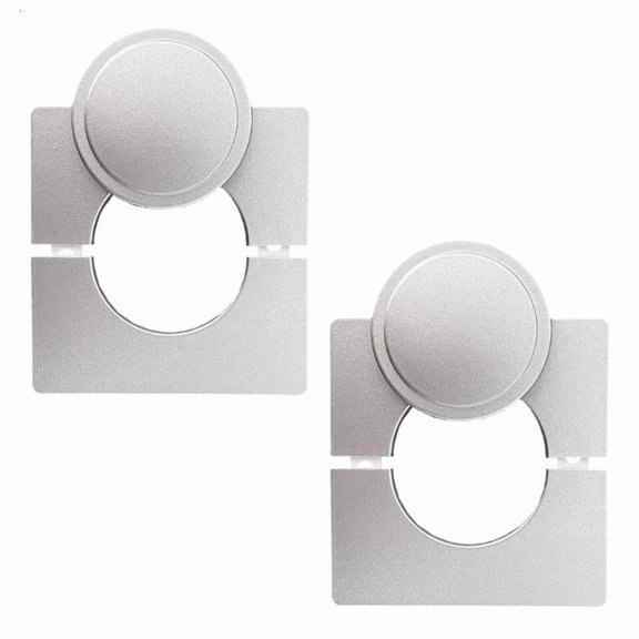 CEORPER 100x100mm Wall Hole Cover Panel For Hiding Unsightly Air Conditioner Pipe