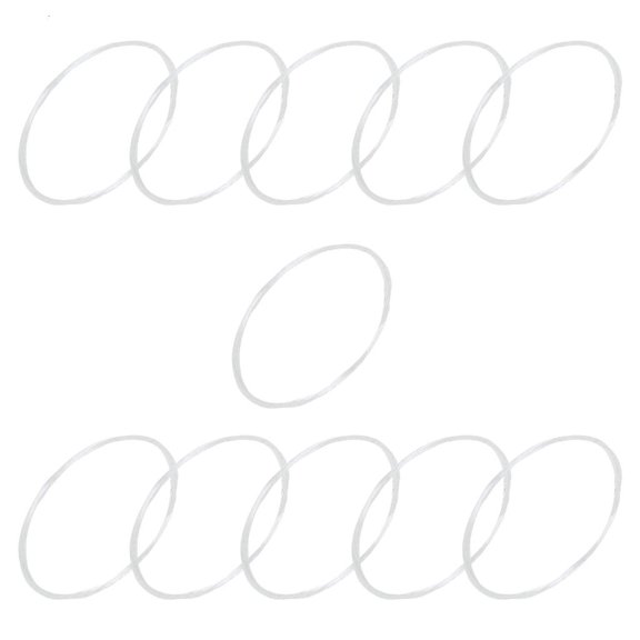 CEORPER 11-String Oud Strings Rustproof Professional Practice Strings Clear Nylon Silver Plated Copper Alloy Wound Oud String