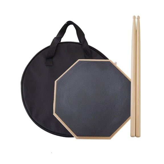 CEORPER 12 Inches Practice Drum Pad Portable Drum Practice Pads for Beginners Practice