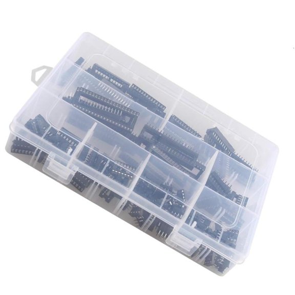 CEORPER 122Pieces 2.54mm DIP IC Socket Circuits Socket for Engineers and Hobbyists