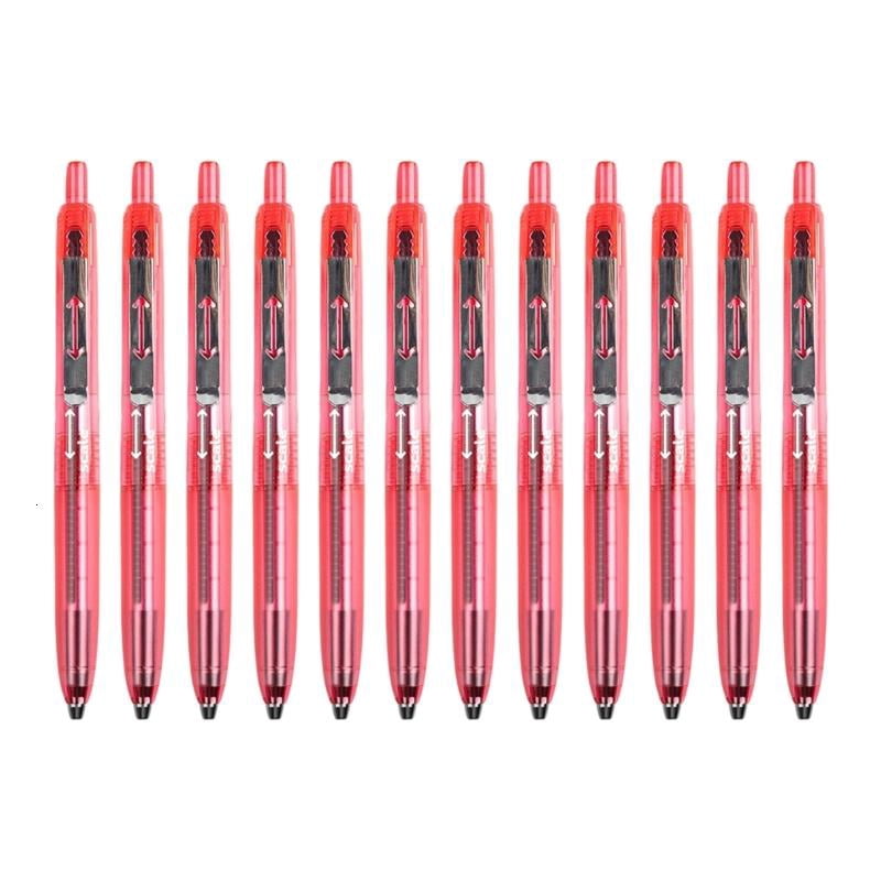 CEORPER 12PCS Retractable Gel Pen 0.5MM Tip Refillable Gel Pen for Daily Note Taking