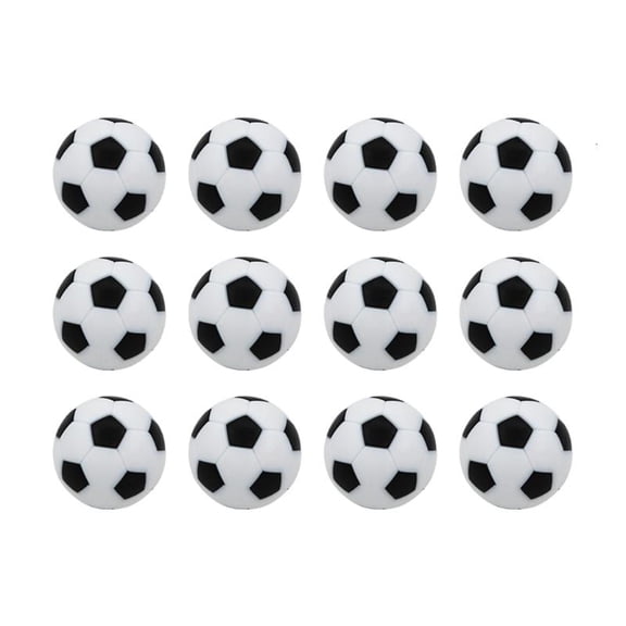 CEORPER 12Pcs 28mm Foosballs Table Balls Official Tabletop Game Balls Game Accessory