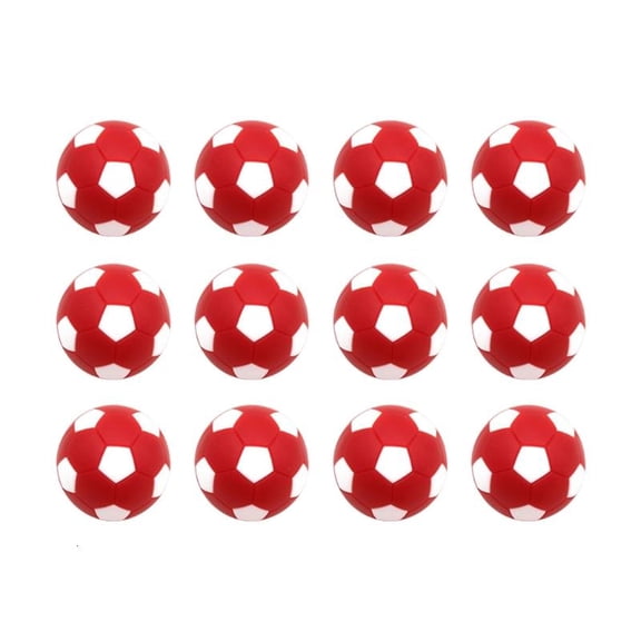 CEORPER 12Pcs 28mm Foosballs Table Balls Official Tabletop Game Balls Game Accessory