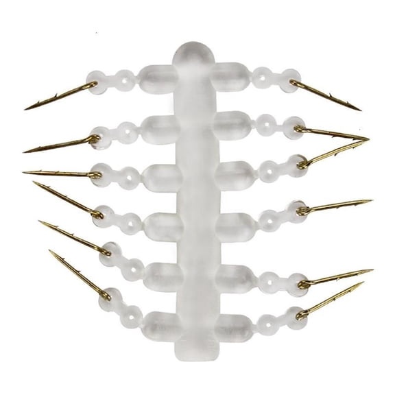 CEORPER 12Pcs Baits Spikes with Clear Corn Ronnies Hair Rig for Soft Baits Carp Fishing