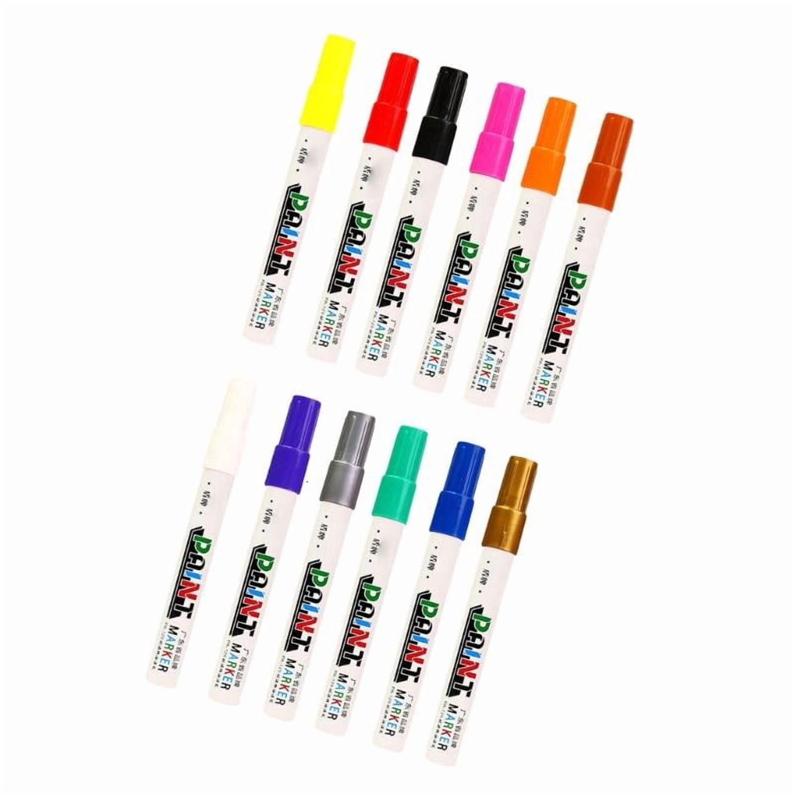 CEORPER 12Pcs Industrial Paint Markers 3mm Tip For Construction And Automotive Use