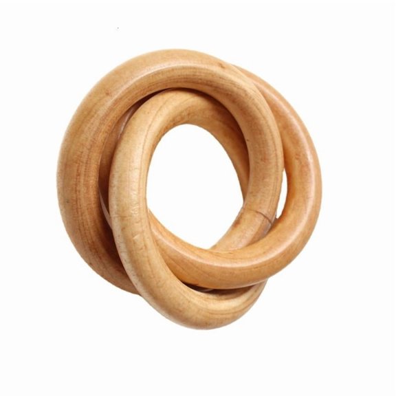 CEORPER 12Pcs Three Circles Napkin Buckles Napkin Holder Dinner Table Decoration