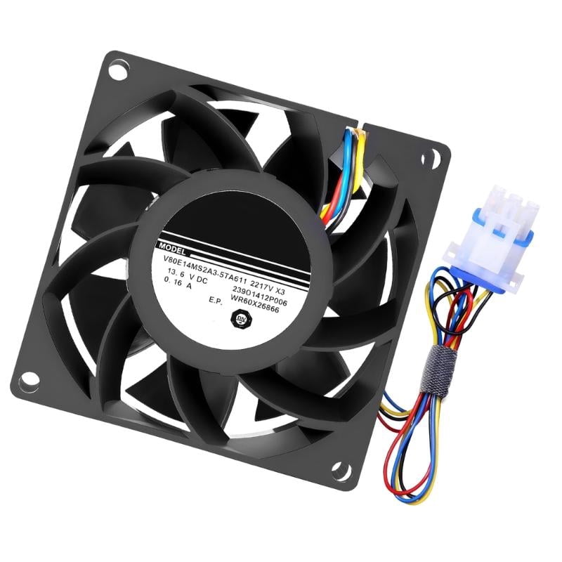 CEORPER 13.6V WR60X26866 Refrigerator Evaporator Fan Motor Assembly Replacement