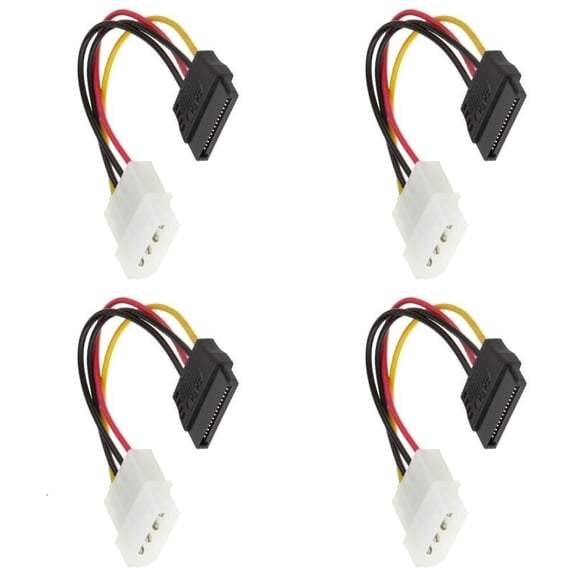 CEORPER 15Pin To IDE 4Pin Floppy Drive Port Power Cable Converter For PC Accessories