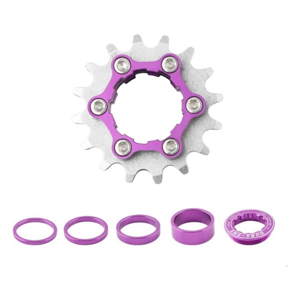CEORPER 16T 18T Bicycles Single Speed Flywheels, Aluminum Single Speed Conversion Kits