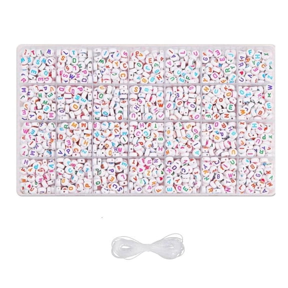 CEORPER 1850 Count Letter Beads Set for Personalize Craft and Jewelry Creation