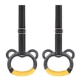 thumbnail image 1 of CEORPER 1pair Indoor Fitness Gymnastics Rings Home Exercise Pull up Rings Kids Fitness Training Equipment Easy to Install, 1 of 10