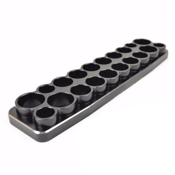 CEORPER 1pc Tools Storage Rack Holder Stable Anti Deformed Screwdrivers Organizer Stand 20 Holes Tools Mount Stand Metal Rack