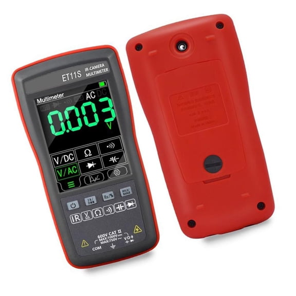 CEORPER 2.8Inch Screen Thermal Imaging Camera 24x32 Thermal Imager Multimeter Rechargeable Voltage Test Meter 4000 Counts
