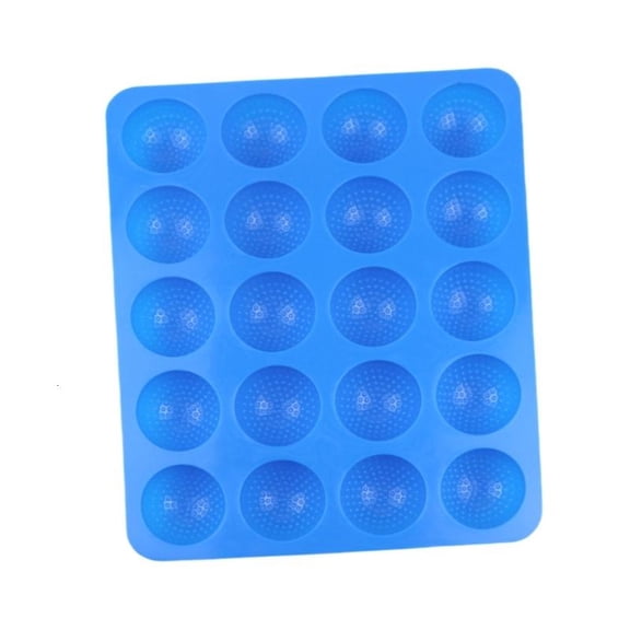 CEORPER 20 Cavity Silicone Round Ball Mold For Baking Cake Chocolate Ice Cubes DIY