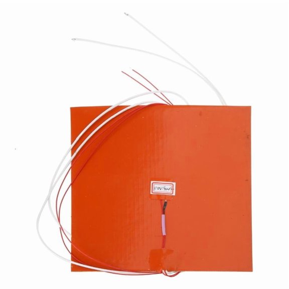 CEORPER 200X200mm Silicone Heatbed for 3D Printer Heater Bed 500W Rapid Heater Heating
