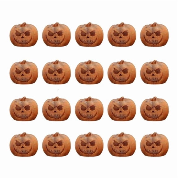 CEORPER 20Piece Miniature Pumpkins Set for Thanksgiving Table Display Decors