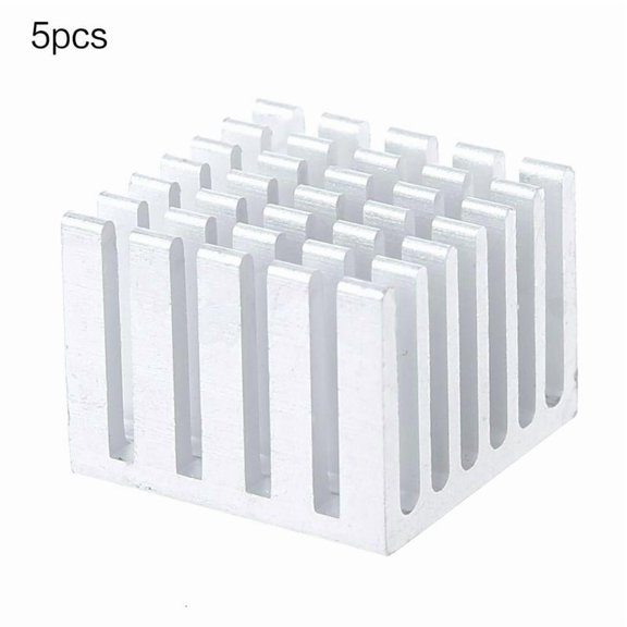 CEORPER 20x20x15mm CPU GPU IC Chip Cooling Heatsinks Aluminum Radiator Heat Sink 5Pcs