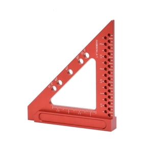 CEORPER 22.5/30/45/67.5 Degree Triangle Measuring Tool Measuring Ruler