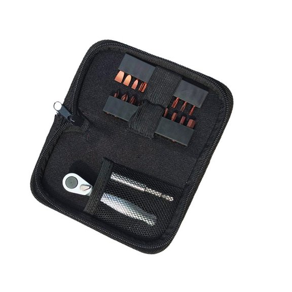 CEORPER 22 In 1 1/4" 72 Tooth Mini Ratchet Wrench Set With Alloys Steel Bits And Ergonomic Handle For Precisions Fastening Tasks