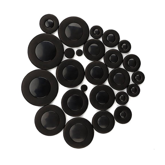 CEORPER 25Pcs Tenors Altos Soprano Sax Replacement Accessory Multiple Size Saxophone Pad