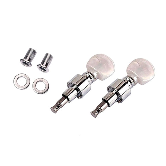 CEORPER 2Pcs Banjo Tuning Peg Head Banjo Machine Head Tuner Standard Banjo Tuner Knobs