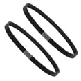 thumbnail image 1 of CEORPER 2Pieces Rubber Washing Machine Drive Belts for GTW220A CK6WW GTW220ACK7WW, 1 of 9