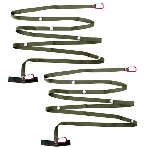 CEORPER 2set Nylon Extension Cord Rope Camping Tent Canopy Extension Belt Lanyard