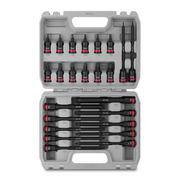 CEORPER 3/8inch Drive Power Reinforced Nut Driver Drill Bit Set Impact Socket Adapter