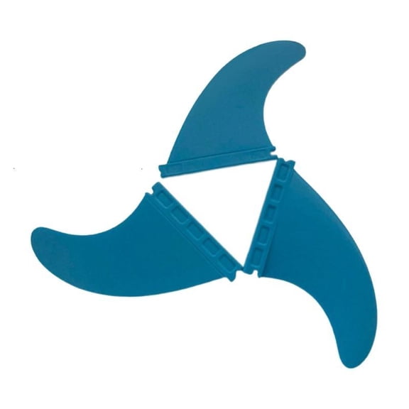 CEORPER 3 Pcs Surfboard Fin Paddleboards Stabilizers Water Sport Gear Easy-to Install