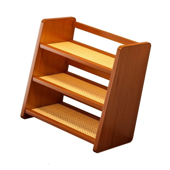CEORPER 3 Tiers Desktop Coffe Station Organizer Wooden Storage Shelf for Home Office