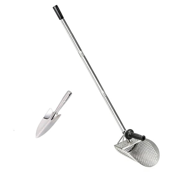 CEORPER 304 Stainless Steel Metal Detector Sand Scoops For Efficient Treasure Hunting