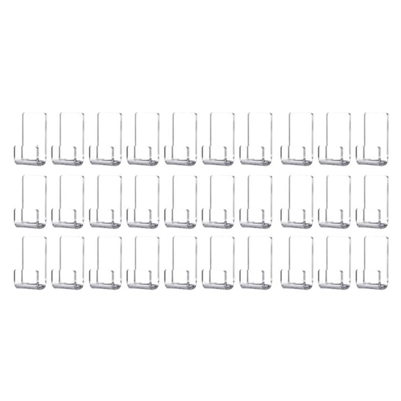 CEORPER 30Pcs Clear Acrylic Record Display Hangers Wall Decors for Music Enthusiasts