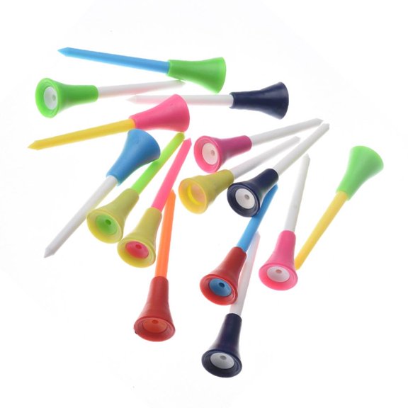 CEORPER 30Pcs/pack Golfs Tees Golfs Plastic Tees Golfs Base Support Tees Golfs Tees Driver Training Accessories Golfs Holder Set