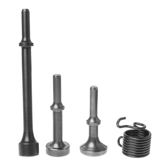CEORPER 3PCS Smoothing Pneumatic Air Hammer BitS Long Bit Tool &1* Spring Tire Repair