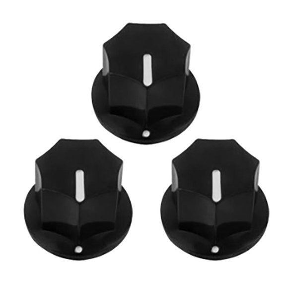 CEORPER 3Pcs Bass Effect Button Control Knob Bass Knobs Knob Guitar Knobs Potentiometer