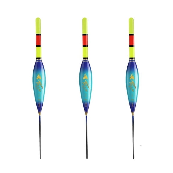 CEORPER 3Pcs Highly Sensitive Fishing Slippery Float Electronic Fishing Float Buoys