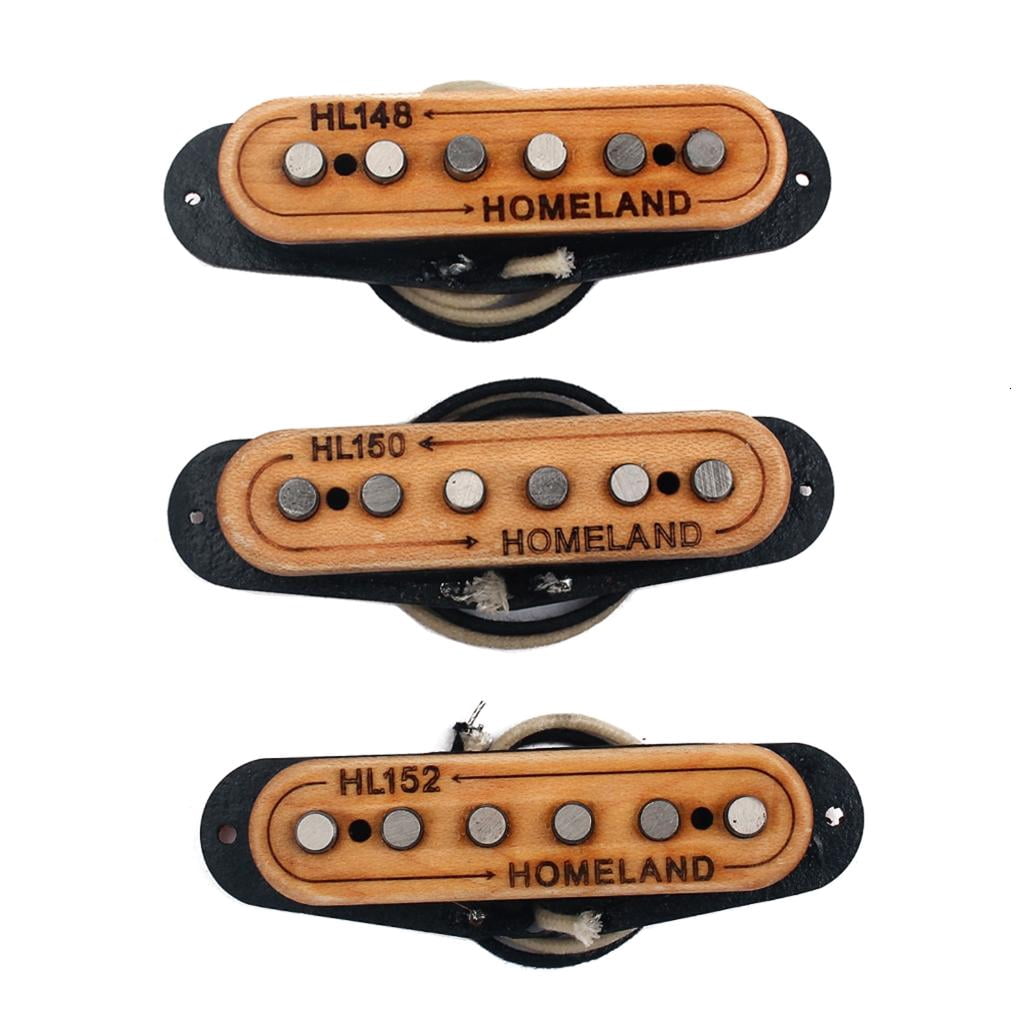 CEORPER 3Pcs Neck Middle Bridge Single Coil Pickups Electric Guitar Parts Replacements