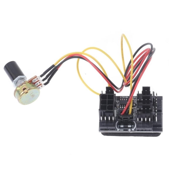 CEORPER 3Pin 4Pin Adapter 8Port PWM PC Chassis Cooling Fan Hub For Fan Management