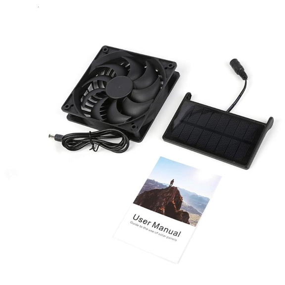 CEORPER 3W Solar Powered Exhaust Fan Household Ventilation Fan Air Extractors Enduring