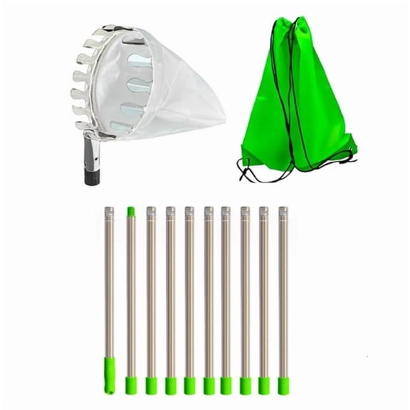 CEORPER 4 Meter Fruit Picking Tool with Telescopic Rod Extendable Garden Fruit Pickers