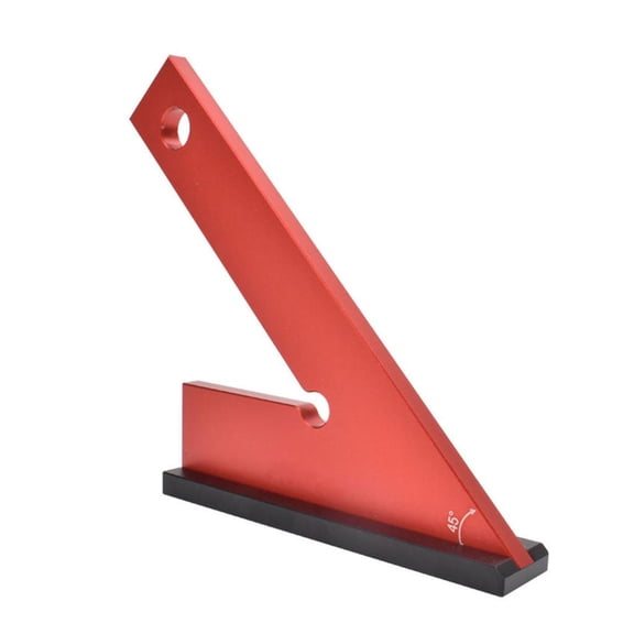 CEORPER 45 Degree Triangle Ruler 45 Measuring Ruler Woodworking Measurement Tool