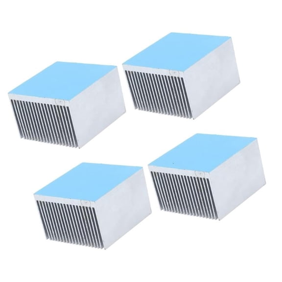 CEORPER 4Pcs 60x60x39mm Aluminum Heat Sink Electronic Radiator Cooling Power Module