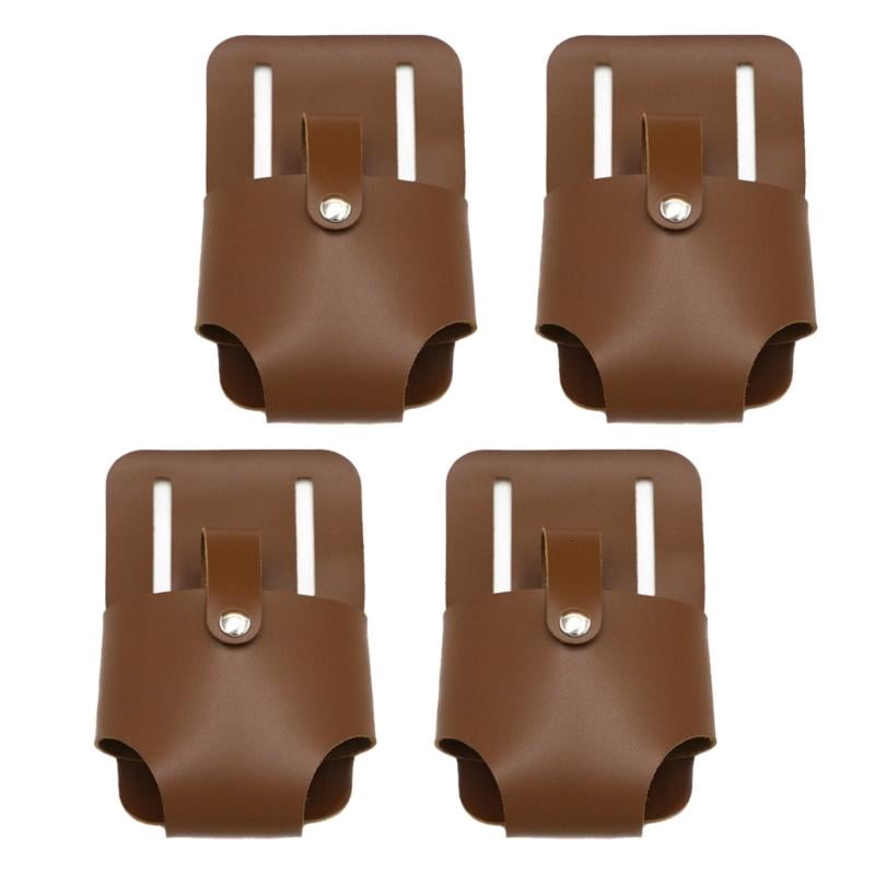 CEORPER 4Pcs Efficient Durability Tape Measure Pouch With PU Construction