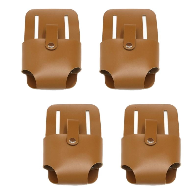 CEORPER 4Pcs Efficient Durability Tape Measure Pouch With PU Construction